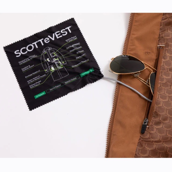 Scottevest Rhonda Trench Coat with hidden pockets S Black Like New - Picture 13 of 16